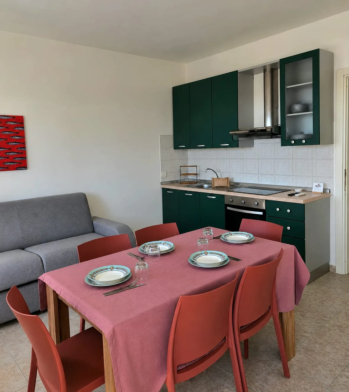 Cucina verde